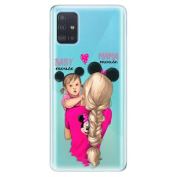 Odolné silikonové pouzdro iSaprio - Mama Mouse Blond and Girl - Samsung Galaxy A51