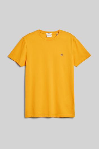 TRIČKO GANT SLIM PIQUE SS T-SHIRT MEDAL YELLOW