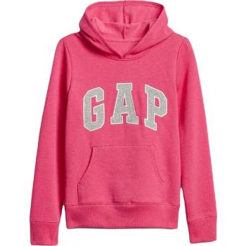 GAP V-FALL LOGO Dívčí mikina, růžová, velikost