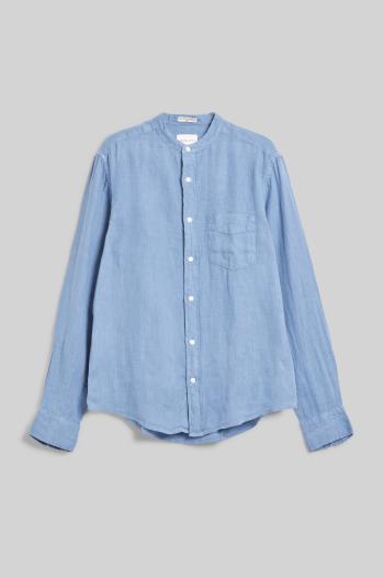 KOŠILE GANT REG GMNT DYED LINEN BAND SHIRT SALTY SEA