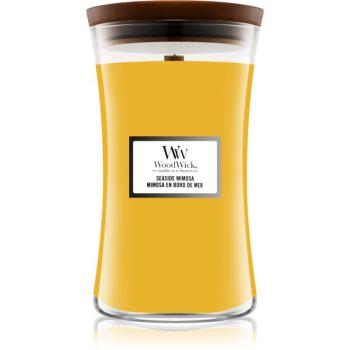 Woodwick Seaside Mimosa vonná svíčka s dřevěným knotem 609,5 g