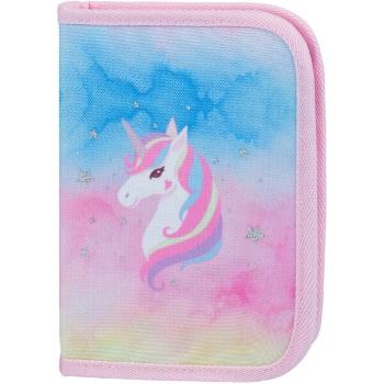 BAAGL CLASSIC CASE RAINBOW UNICORN Školní penál klasik, růžová, velikost