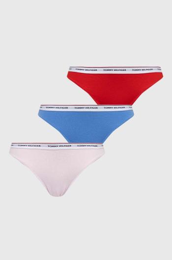 Kalhotky Tommy Hilfiger 3-pack červená barva, UW0UW04895