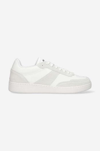 Kožené sneakers boty A.P.C. Plain PUAAW-M56112 WHITE bílá barva