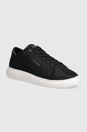 Sneakers boty Tommy Hilfiger LIGHTWEIGHT CUP MESH černá barva, FM0FM05115