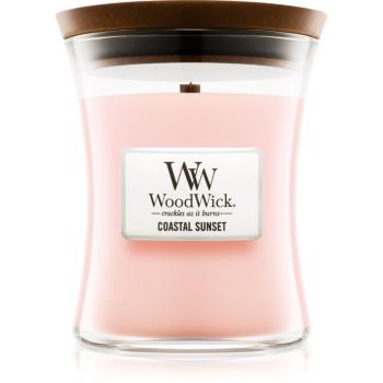 Woodwick Coastal Sunset vonná svíčka s dřevěným knotem 275 g