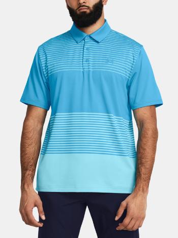 Under Armour UA Playoff 3.0 Stripe Polo triko Modrá