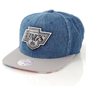 Mitchell & Ness USA LA Kings Denim Snapbacks - UNI