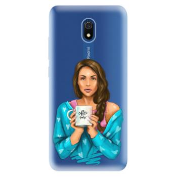 Odolné silikonové pouzdro iSaprio - Coffe Now - Brunette - Xiaomi Redmi 8A