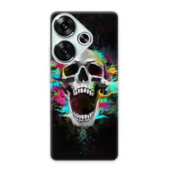 Odolné silikonové pouzdro iSaprio - Skull in Colors - Poco F6