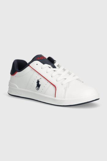 Dětské sneakers boty Polo Ralph Lauren bílá barva