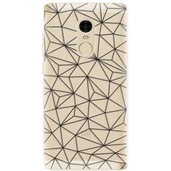 iSaprio Abstract Triangles 03 - black pro Xiaomi Redmi Note 4 (trian03b-TPU2-RmiN4)