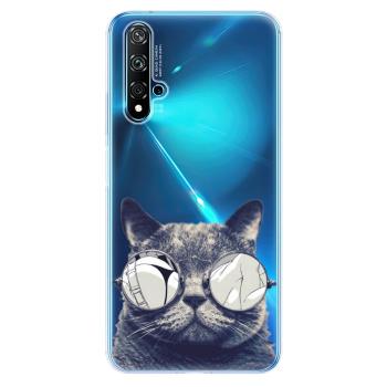 Odolné silikonové pouzdro iSaprio - Crazy Cat 01 - Huawei Nova 5T