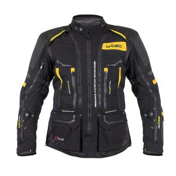 Moto bunda W-TEC Aircross  černo-zlatá  5XL