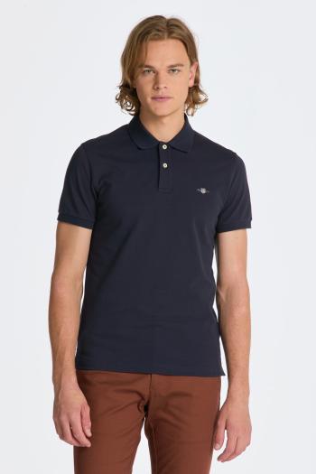 POLOKOŠILE GANT SLIM SHIELD SS PIQUE POLO EVENING BLUE