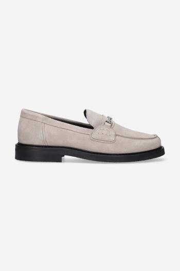 Semišové mokasíny Filling Pieces Loafer Suede šedá barva, 44222791108