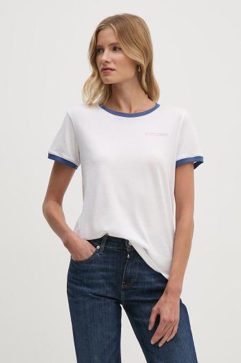 Bavlněné tričko Pepe Jeans ELISE bílá barva, PL505878