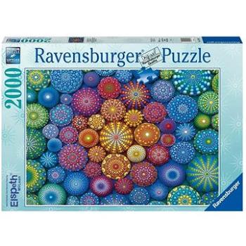 Ravensburger puzzle 171347 Duhové mandaly 2000 dílků  (4005556171347)