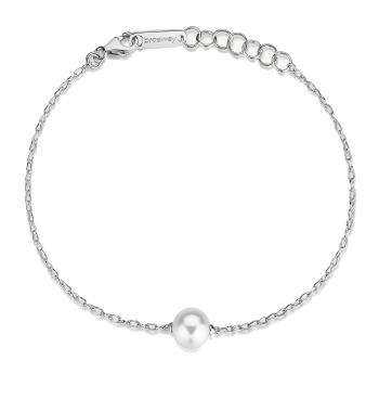 Brosway Stříbrný náramek s umělou perlou Infinite White Fancy FIW137