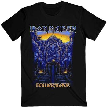 Iron Maiden Tričko Dark Ink Powerslaves Unisex Black XL