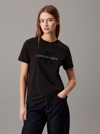 Calvin Klein dámské černé tričko - XS (BEH)