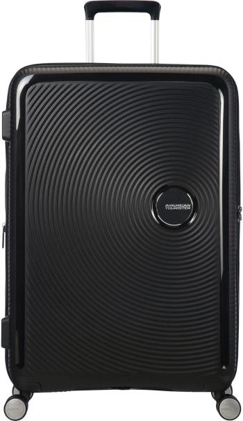 American Tourister Soundbox Spinner EXP 77/28 Large Check-in 4 kerekes bőrönd-Bővíthető Bass Black