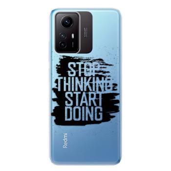 Odolné silikonové pouzdro iSaprio - Start Doing - black - Xiaomi Redmi Note 12S