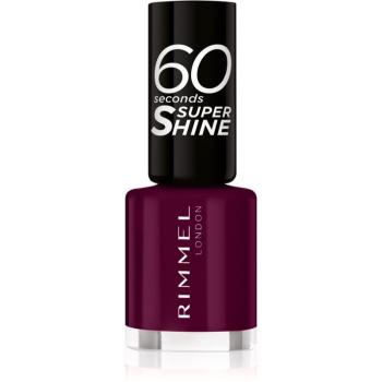 Rimmel 60 Seconds Super Shine lak na nechty odtieň 712 Berry Pop 8 ml