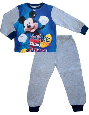 šedé chlapecké pyžamo mickey mouse vel. 122