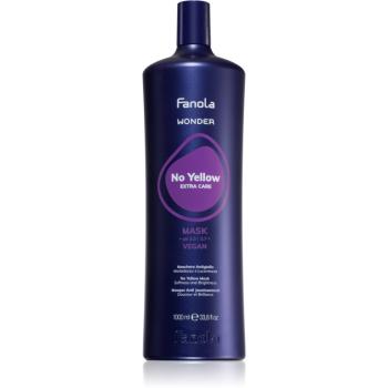 Fanola Wonder No Yellow Extra Care Mask maska na vlasy neutralizující žluté tóny 1000 ml