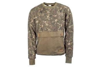 Nash Rybářská Mikina ZT Camo Heavyweight Jumper - S