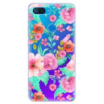 Odolné silikonové pouzdro iSaprio - Flower Pattern 01 - Xiaomi Mi 8 Lite