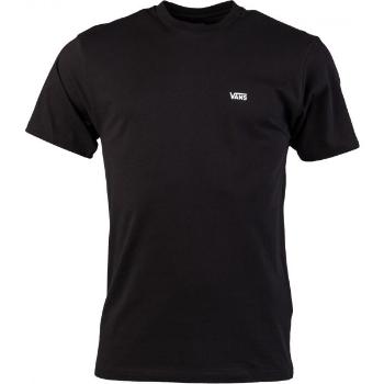 Vans MN LEFT CHEST LOGO TEE Pánské tričko, černá, velikost