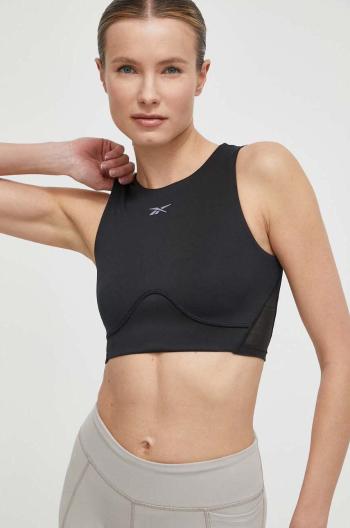 Tréninkový top Reebok LUX COLLECTION černá barva, 100075373