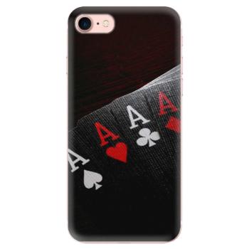 Odolné silikonové pouzdro iSaprio - Poker - iPhone 7