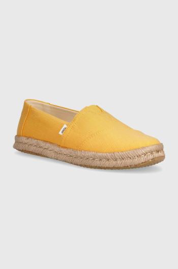 Espadrilky Toms Alpargata Rope 2.0 žlutá barva, 10020694