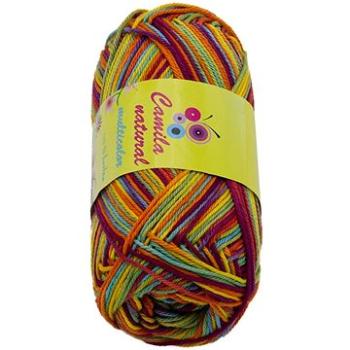 Bellatex s.r.o. Příze Camila multicolor 50g - 9073 oranžová, růžová, modrá (9215)