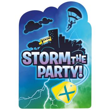 Amscan Pozvánky Battle Royal - Storm the party 8 ks