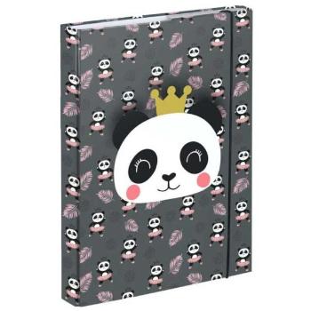 BAAGL PANDA Füzettartó box  A5, sötétszürke, méret