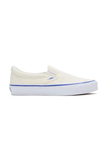 Tenisky Vans Premium Standards Slip-On Reissue 98 béžová farba, VN000CSEOFW1