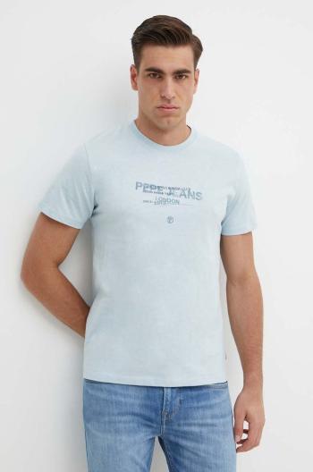 Bavlněné tričko Pepe Jeans CINTHOM s potiskem, PM509369