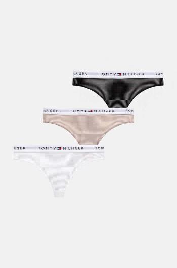 Tanga Tommy Hilfiger 3-pack bílá barva, UW0UW05532