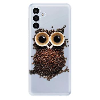 Odolné silikonové pouzdro iSaprio - Owl And Coffee - Samsung Galaxy A13 5G