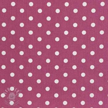 Bavlněná látka Dots mauve