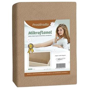 Bellatex Mikroflanel - 90 × 200 cm - hnědá (4103)