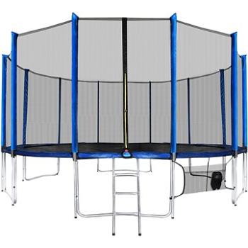 Aga SPORT PRO Trampolína 400 cm Blue + ochranná síť + žebřík + kapsa na obuv (K4403)