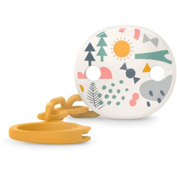 Suavinex Walk Soother Clip klip na dudlík Yellow 1 ks