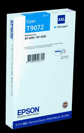 Epson T9082 XL C13T90824N azurová (cyan) originální cartridge