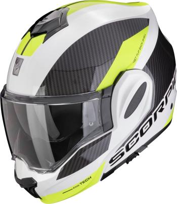 Scorpion EXO-TECH EVO TEAM White/Neon Yellow L Přilba