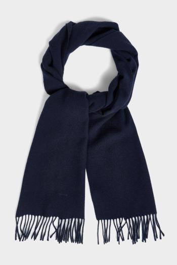 ŠÁLA GANT UNISEX. WOOL SCARF EVENING BLUE